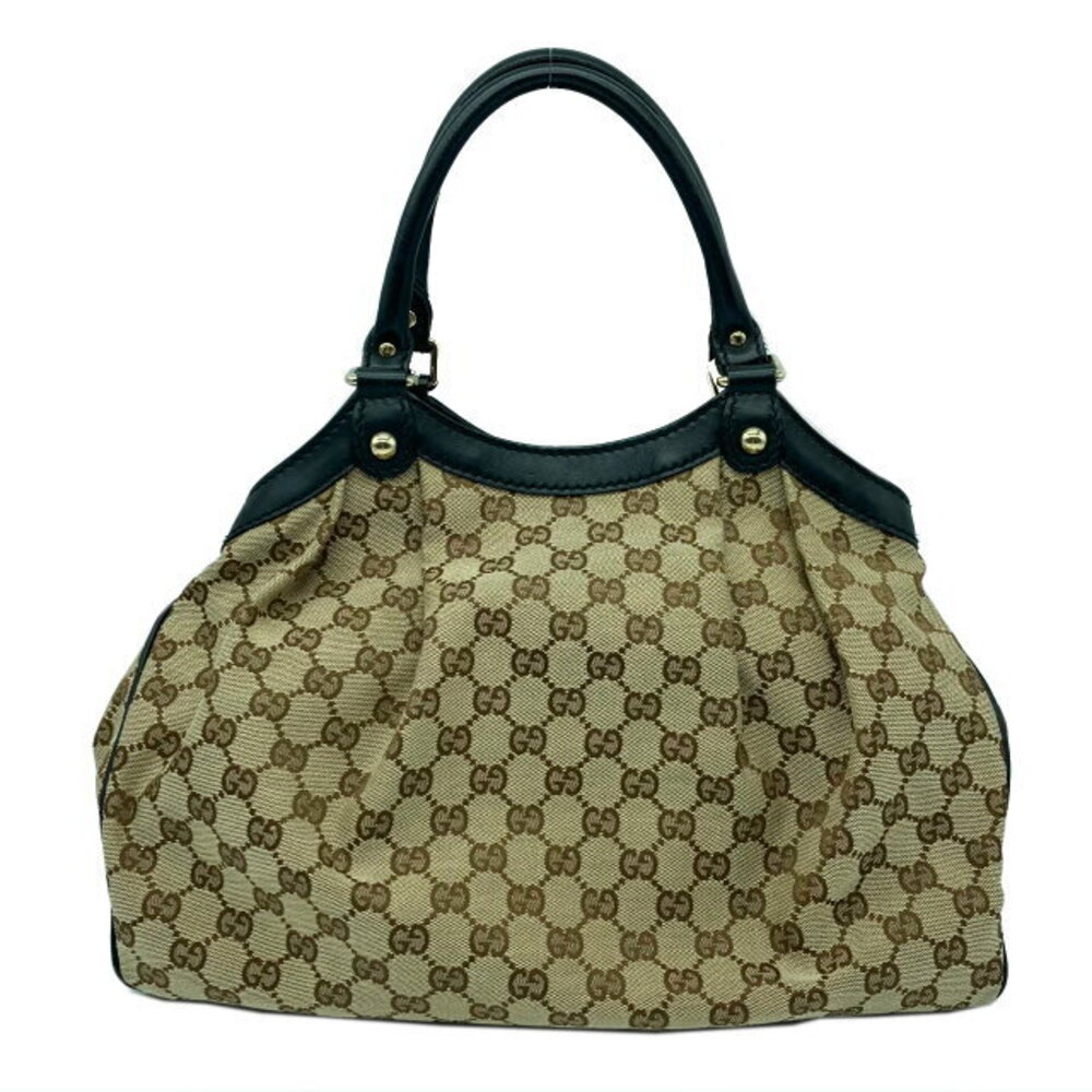 Gucci Brown Tote Bag Canvas GG - Picture 1 of 10